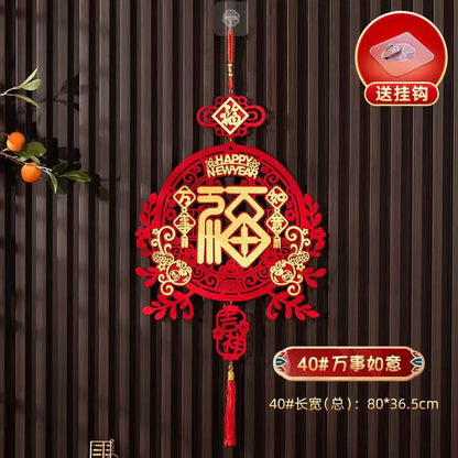 Fu Chinese knot hanging decoration 2024 new pendant moving to new home decoration supplies for the New  Feng shui decorationlies