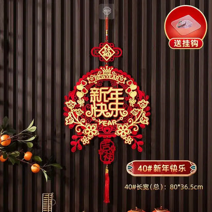 Fu Chinese knot hanging decoration 2024 new pendant moving to new home decoration supplies for the New  Feng shui decorationlies