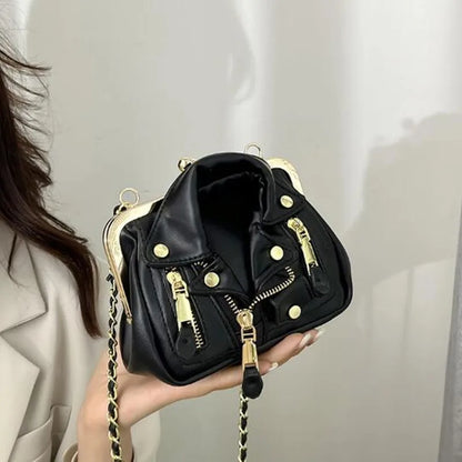 Fun Jacket Design Women Purses and Handbags Designer Chain Shoulder BagsLadies Party Clutches Leather Female Crossbody Bag 2023