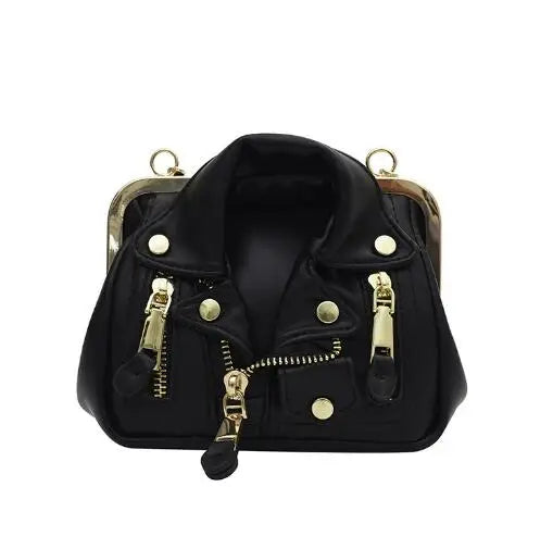 Fun Jacket Design Women Purses and Handbags Designer Chain Shoulder BagsLadies Party Clutches Leather Female Crossbody Bag 2023