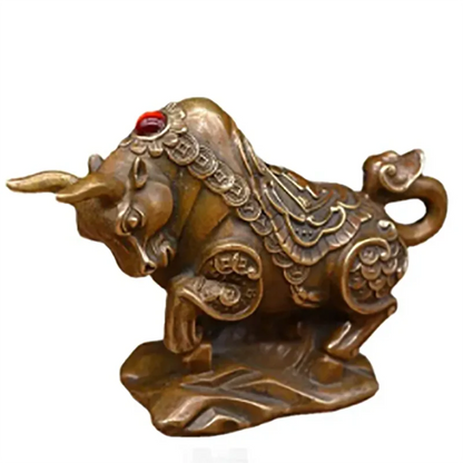 Funiu Zodiac Bronze Ox Gift Craft Bronze Ornament
