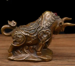 Funiu Zodiac Bronze Ox Gift Craft Bronze Ornament