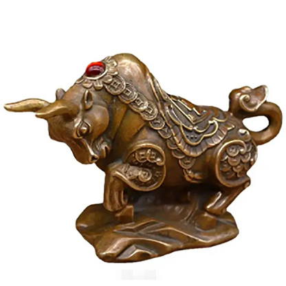 Funiu Zodiac Bronze Ox Gift Craft Bronze Ornament