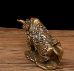 Funiu Zodiac Bronze Ox Gift Craft Bronze Ornament