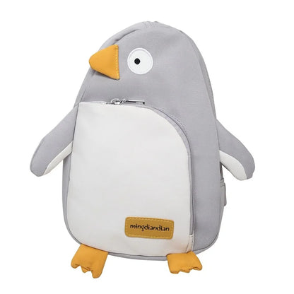 Funny Penguin Face Sling Backpack Chest Bag Crossbody Shoulder Bag Gym Cycling Travel Hiking Daypack for Men Women