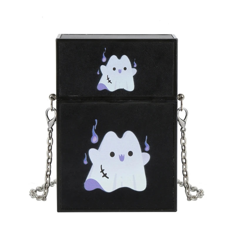 Funny Pumpkin Shape Shoulder Bag Phone Women Halloween Crossbody Bag