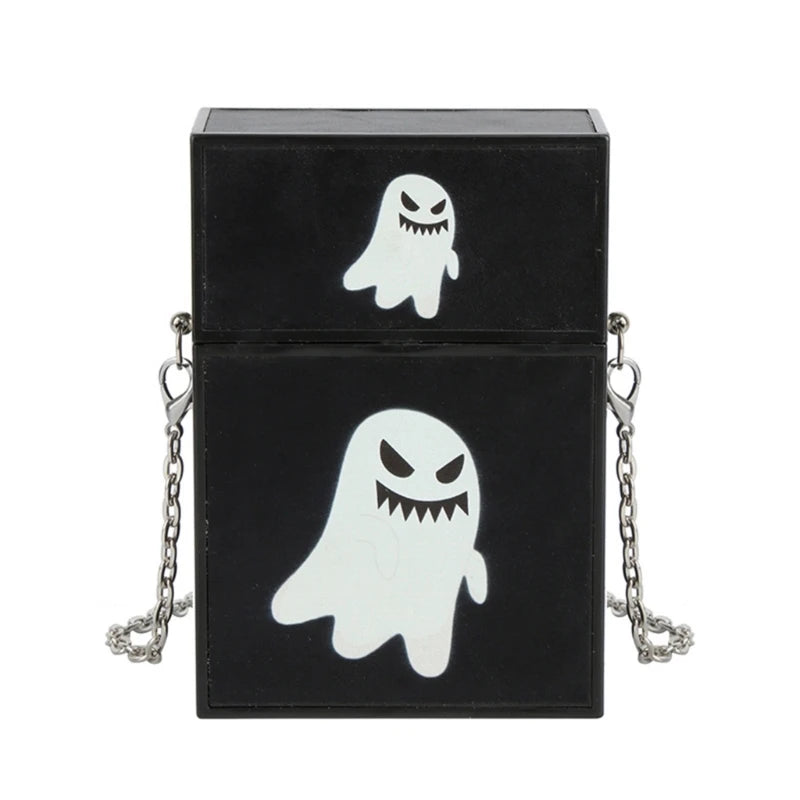 Funny Pumpkin Shape Shoulder Bag Phone Women Halloween Crossbody Bag