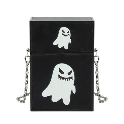Funny Pumpkin Shape Shoulder Bag Phone Women Halloween Crossbody Bag