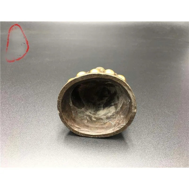 GOOD 2022 Southeast Asia HOME CAR Efficacious protection Safe good luck Sakyamuni Amitabha Buddha FENG SHUI bronze amulet statue