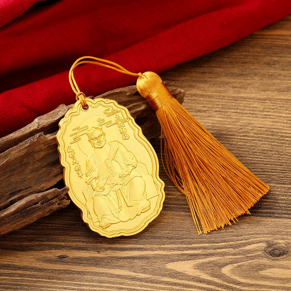 GOOD 2023 Geomantic master TAI SUI Amulet multipurpose talisman exorcise evil spirit Bring good luck Gold medal talisman