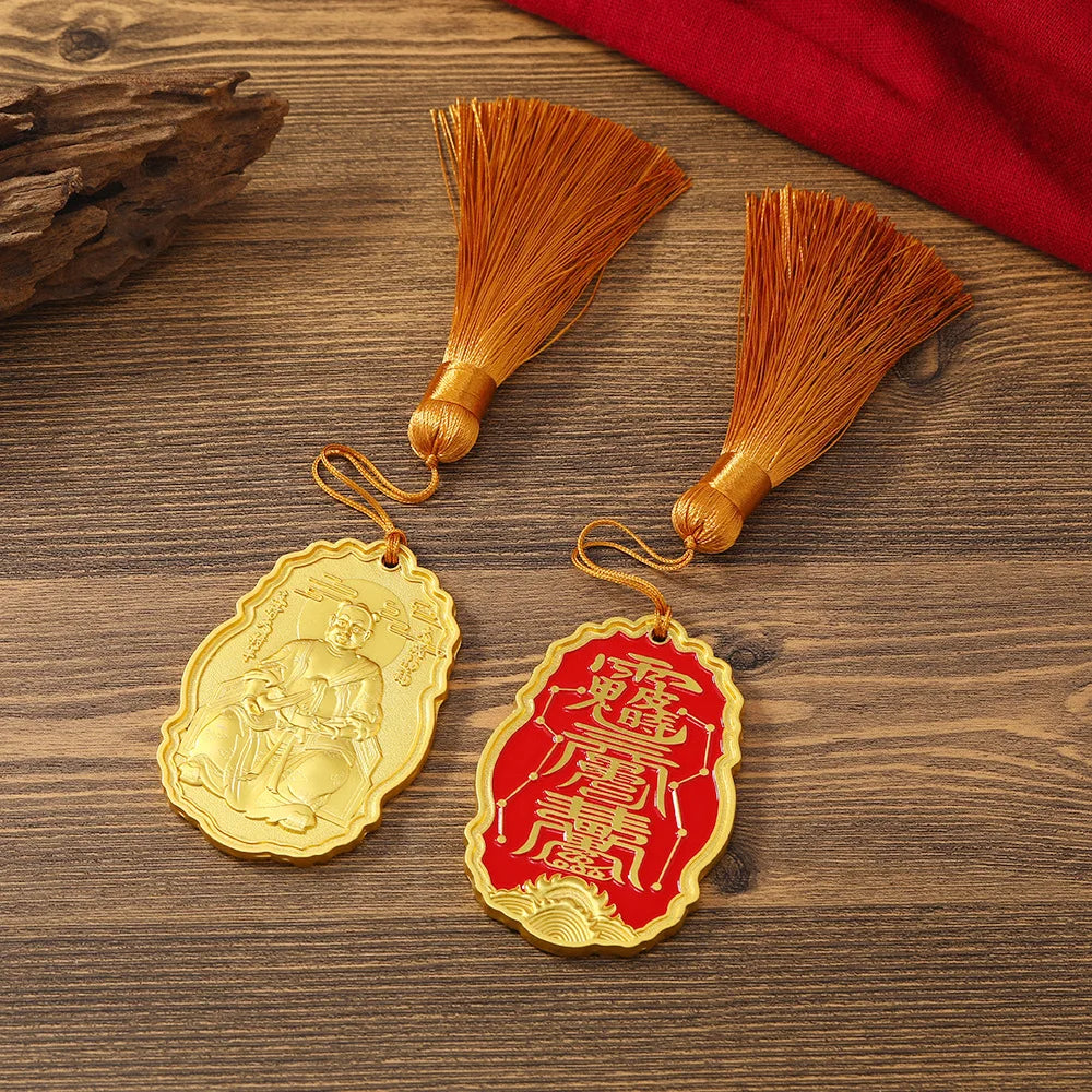 GOOD 2023 Geomantic master TAI SUI Amulet multipurpose talisman exorcise evil spirit Bring good luck Gold medal talisman
