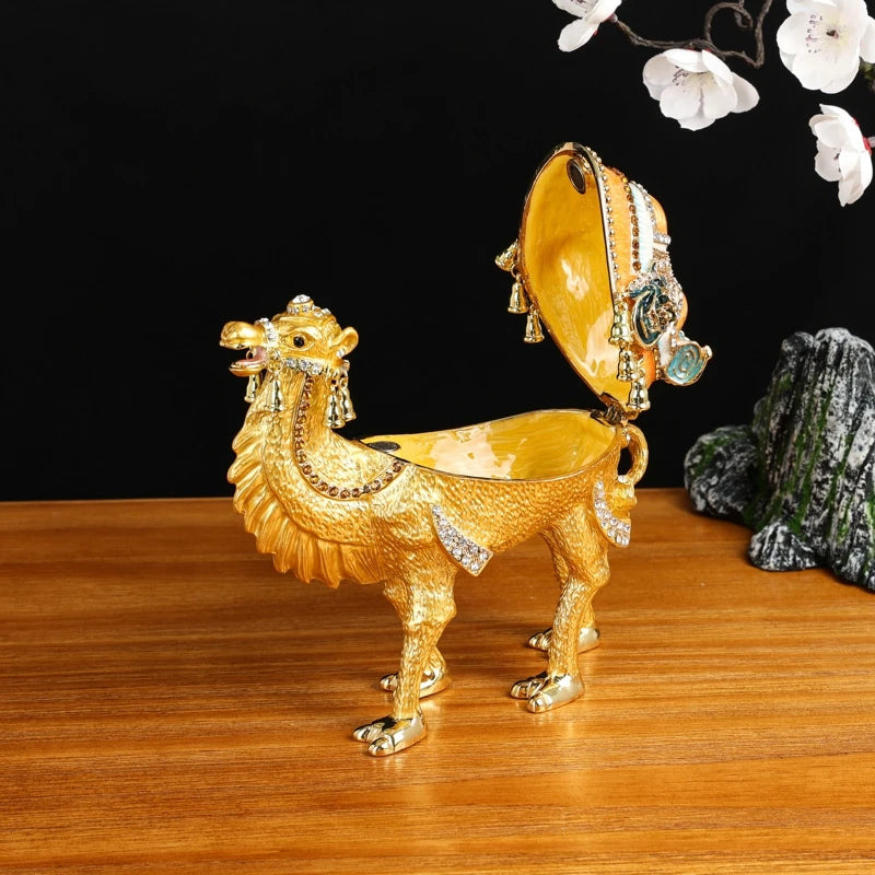 GOOD 2023 Home Company business TOP Decorative gift GOOD LUCK Middle East Arab Desert camel diamond metal Statue
