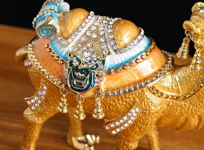 GOOD 2023 Home Company business TOP Decorative gift GOOD LUCK Middle East Arab Desert camel diamond metal Statue