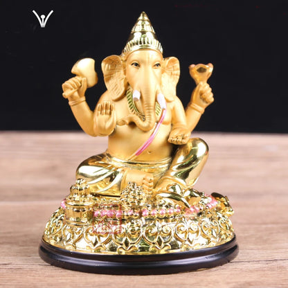GOOD Asia India Greco-Buddhist pocket travel efficacious bless Mascot God of Wealth GANESH Ganesha Auspicious Buddha statue
