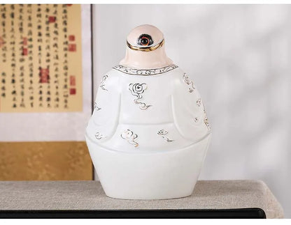 GOOD Asia Indonesia Vietnam Thailand HOME SHOP Porcelain TU DI GONG God of wealth Mammon statue Bring good luck Recruit wealth