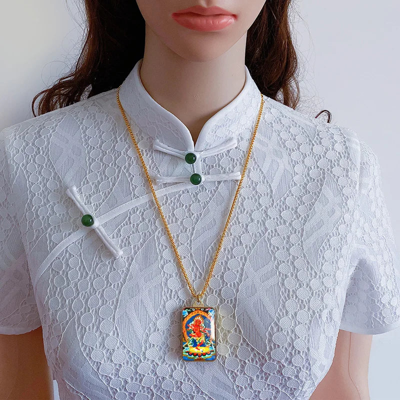 GOOD Asia Thailand Tibet efficacious increase wealth kill demons disasters Amulet goddess Kurukulle Buddha Pendant