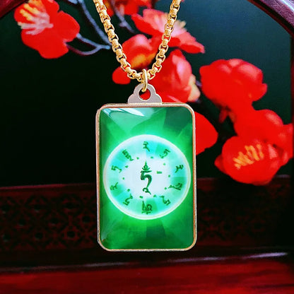 GOOD Asia Thailand Tibet efficacious safety good luck exorcise evil spirit Amulet goddess Green Tara Guanyin Buddha Pendant