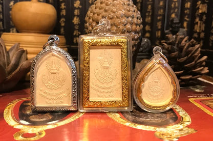 GOOD # Asia Thailand temple Buddha card Pendant Amulet bring fortune GOOD LUCK healthy safety Effective protection