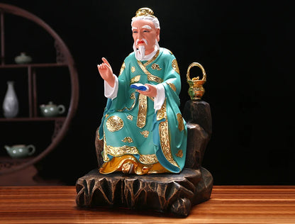 GOOD Asia chinese medicine Science Ancestor Medicine enshrine God statue bless safety health good luck statue