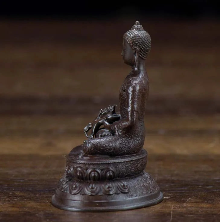 GOOD BUDDHA Buddhist pocket Travel Carry-on Accompanying talisman bless safety good luck Tibet Handmade Medicine Guru Buddha
