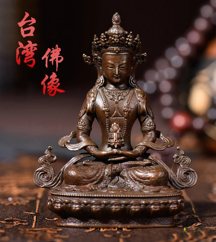 GOOD BUDDHA Buddhist pocket Travel Carry-on Accompanying talisman bless safety good luck Tibet Handmade Namo Guru Buddha