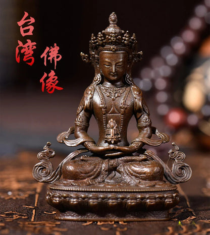 GOOD BUDDHA Buddhist pocket Travel Carry-on Accompanying talisman bless safety good luck Tibet Handmade Namo Guru Buddha