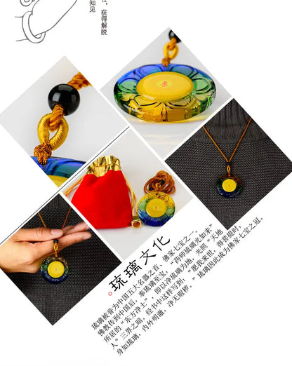 GOOD Buddhist supplies # 10PCS # Greco-Buddhist pocket travel efficacious Mascot # the Buddha bless Crystal Pendant Amulets