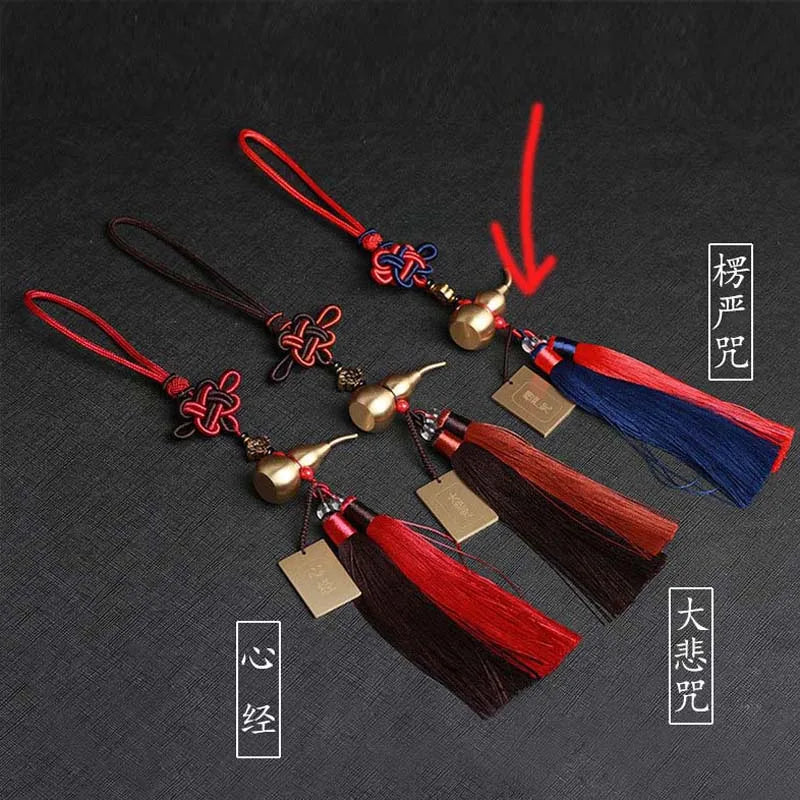 GOOD HOME CAR Good luck gourd Amulet Pendant bless safety Shurangama Mantra all-powerful symbol talisman