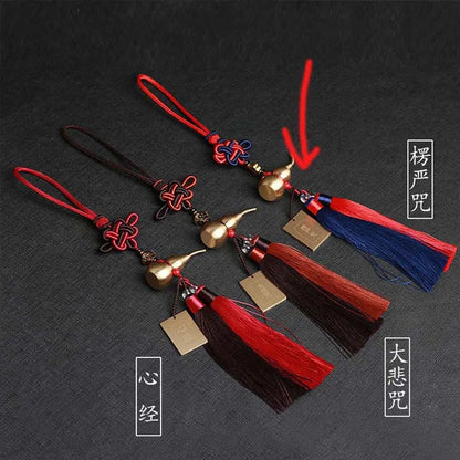 GOOD HOME CAR Good luck gourd Amulet Pendant bless safety Shurangama Mantra all-powerful symbol talisman