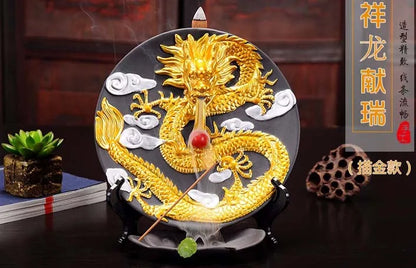 GOOD HOME Company SHOP TOP Efficacious Spiritual ART Money Drawing thriving business Lucky Royal gold Dragon FENG SHUI mascot