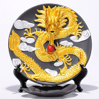 GOOD HOME Company SHOP TOP Efficacious Spiritual ART Money Drawing thriving business Lucky Royal gold Dragon FENG SHUI mascot