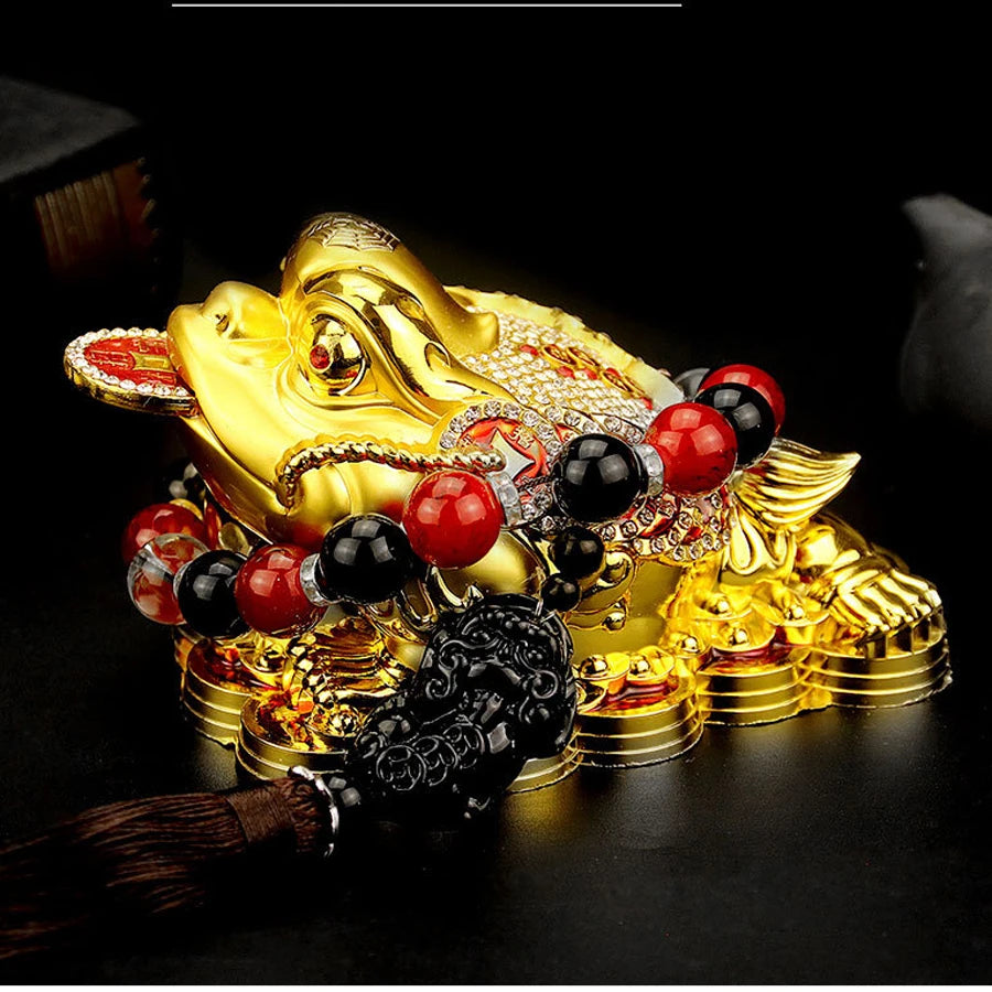 GOOD HOME OFFICE Company SHOP CAR TOP Efficacious Money Drawing thriving business Diamonds  JIN CHAN FENG SHUI brass statue