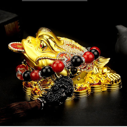 GOOD HOME OFFICE Company SHOP CAR TOP Efficacious Money Drawing thriving business Diamonds  JIN CHAN FENG SHUI brass statue
