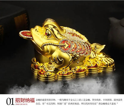 GOOD HOME OFFICE Company SHOP CAR TOP Efficacious Money Drawing thriving business Diamonds  JIN CHAN FENG SHUI brass statue