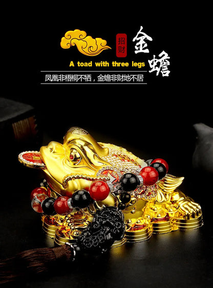 GOOD HOME OFFICE Company SHOP CAR TOP Efficacious Money Drawing thriving business Diamonds  JIN CHAN FENG SHUI brass statue