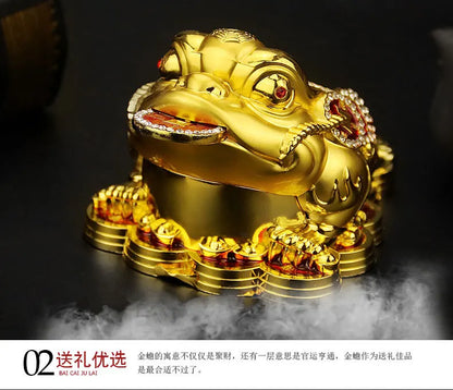 GOOD HOME OFFICE Company SHOP CAR TOP Efficacious Money Drawing thriving business Diamonds  JIN CHAN FENG SHUI brass statue