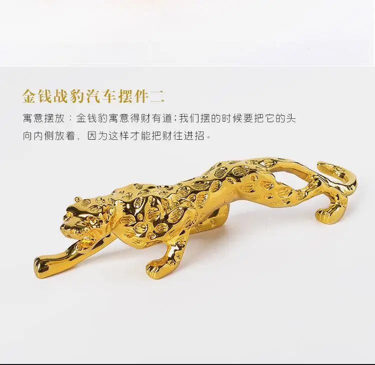 GOOD HOME OFFICE Company SHOP CAR TOP Efficacious Money Drawing thriving business Lucky Money Leopard  FENG SHUI brass statue