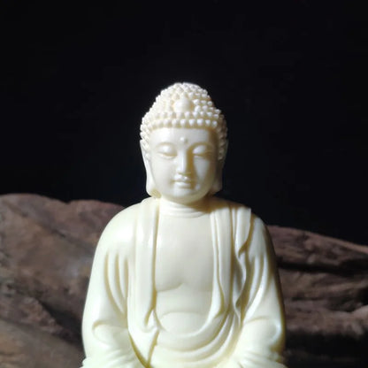 GOOD  HOME OFFICE Company SHOP CAR TOP Efficacious patron saint GOD Sakyamuni Amitabha buddha FENG SHUI Carving art statue