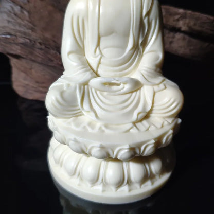 GOOD  HOME OFFICE Company SHOP CAR TOP Efficacious patron saint GOD Sakyamuni Amitabha buddha FENG SHUI Carving art statue