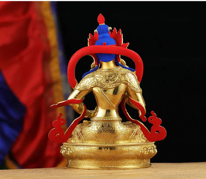 GOOD- HOME Temple niche  Protection Tibetan Buddhism Nepal Vajrasattva Gilding Buddha statue   33CM