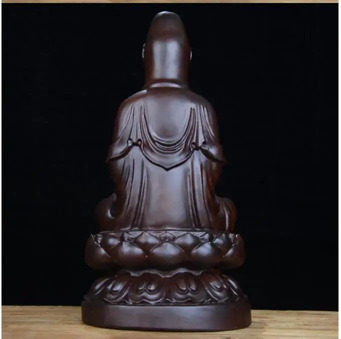 GOOD -TOP COOL-HOME HALL LIVING ROOM TOP ART Decor RETRO ART FENG SHUI GUAN YIN statue sculpture Mascot