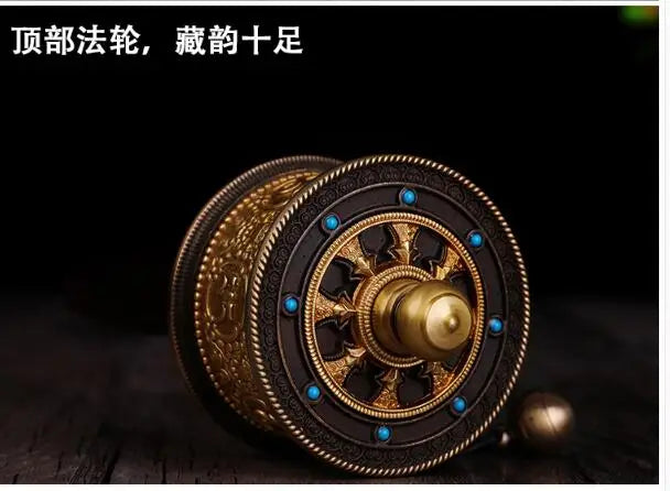 GOOD  # Wholesale Buddhist article # Greco-Buddhist Tibet Nepal Temple Buddhism recite chant scriptures prayer wheel