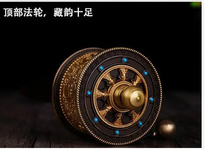 GOOD  # Wholesale Buddhist article # Greco-Buddhist Tibet Nepal Temple Buddhism recite chant scriptures prayer wheel