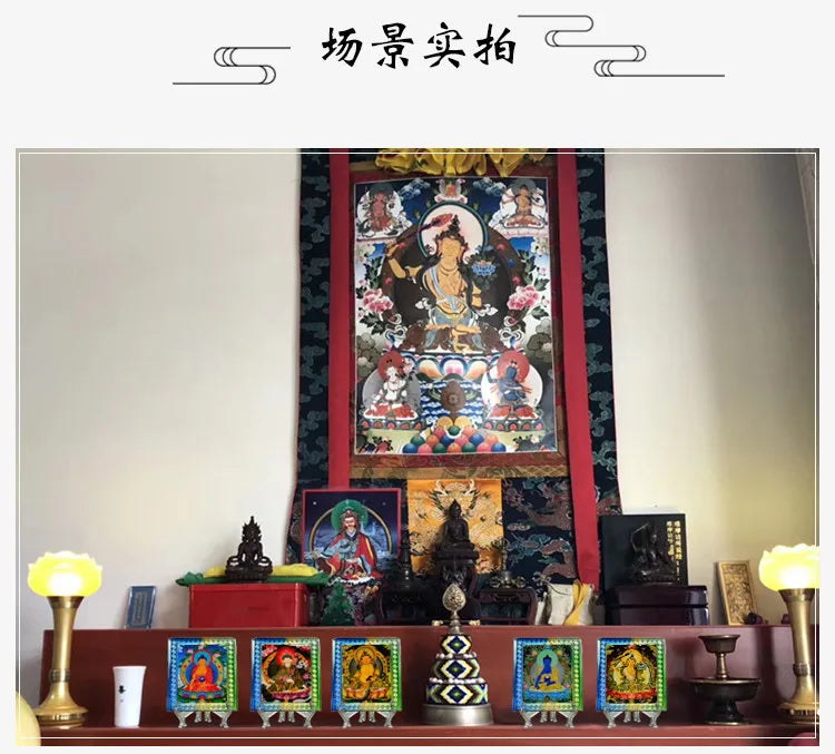 GOOD # Wholesale Buddhist supplies Temple HOME altar crystal Padmasambhava Padmakara Guru Rinpoche Buddha ornament statue
