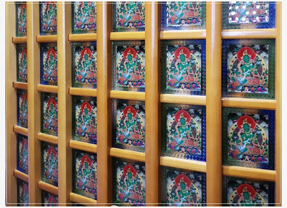 GOOD # Wholesale Buddhist supplies Temple HOME altar crystal Yellow Jambhala God of wealth Buddha ornament statue
