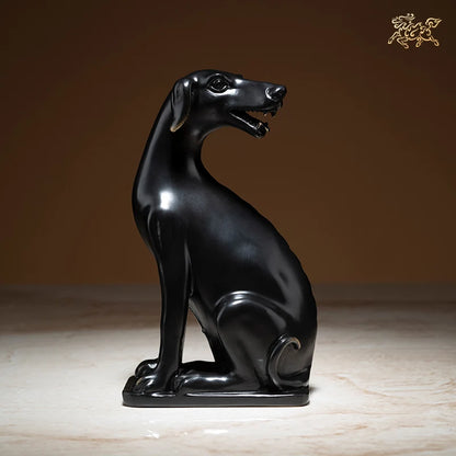 GOOD family home Shop business bring wealth fortune FENG SHUI brass carving GOOD LUCK Prosperous dog statue