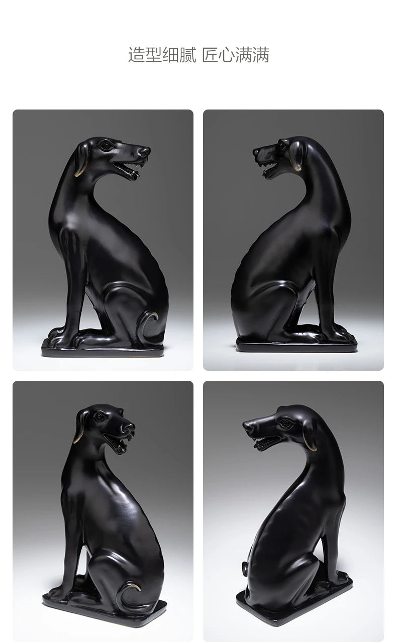 GOOD family home Shop business bring wealth fortune FENG SHUI brass carving GOOD LUCK Prosperous dog statue