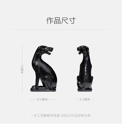 GOOD family home Shop business bring wealth fortune FENG SHUI brass carving GOOD LUCK Prosperous dog statue