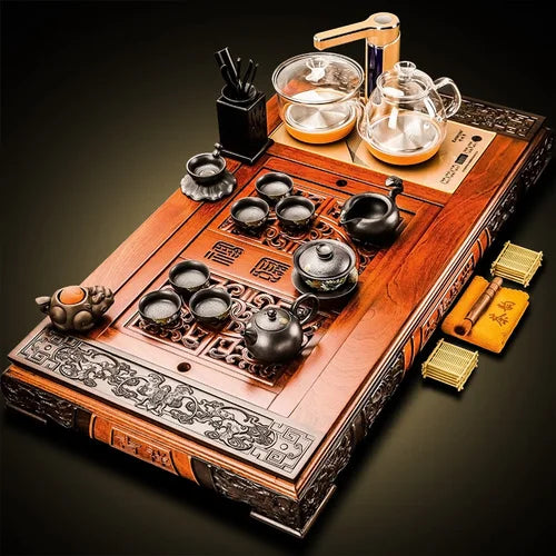 Gaiwan Kung Fu Travel Tea Set Pot Service Infuser Luxury Bubble Chinese Tea Set Accessories Mugs Taza Mate Teapot Set YX50TS