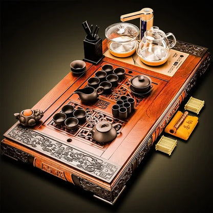 Gaiwan Kung Fu Travel Tea Set Pot Service Infuser Luxury Bubble Chinese Tea Set Accessories Mugs Taza Mate Teapot Set YX50TS